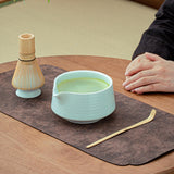 Maxbell 4Pcs Japanese Matcha Tea Set Tea Making Utensils for Restaurant Kitchen Home light blue