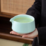 Maxbell 4Pcs Japanese Matcha Tea Set Tea Making Utensils for Restaurant Kitchen Home light blue