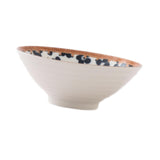 Maxbell Noodles Bowl Ramen Bowl for Udon, Soba, Pho Unbreakable Retro for Restaurant style A
