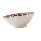 Maxbell Noodles Bowl Ramen Bowl for Udon, Soba, Pho Unbreakable Retro for Restaurant style A