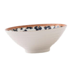 Maxbell Noodles Bowl Ramen Bowl for Udon, Soba, Pho Unbreakable Retro for Restaurant style A