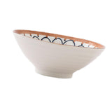 Maxbell Noodles Bowl Ramen Bowl for Udon, Soba, Pho Unbreakable Retro for Restaurant style B