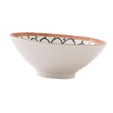Maxbell Noodles Bowl Ramen Bowl for Udon, Soba, Pho Unbreakable Retro for Restaurant style B