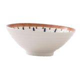 Maxbell Noodles Bowl Ramen Bowl for Udon, Soba, Pho Unbreakable Retro for Restaurant style C