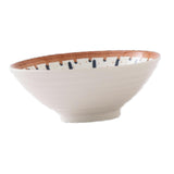 Maxbell Noodles Bowl Ramen Bowl for Udon, Soba, Pho Unbreakable Retro for Restaurant style C