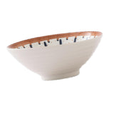 Maxbell Noodles Bowl Ramen Bowl for Udon, Soba, Pho Unbreakable Retro for Restaurant style C