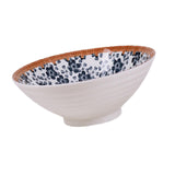 Maxbell Noodles Bowl Ramen Bowl for Udon, Soba, Pho Unbreakable Retro for Restaurant style D