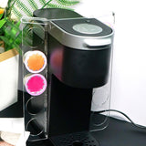 Maxbell Side Mount for 10 Pod Vertically Coffee Pod Holder for Office Bar Coffee Bar