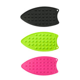 Maxbell Silicone Iron Rest Multipurpose Thicker Pad for Home Ironing Board Flat Iron Black