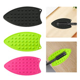 Maxbell Silicone Iron Rest Multipurpose Thicker Pad for Home Ironing Board Flat Iron Black
