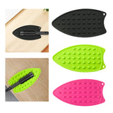 Maxbell Silicone Iron Rest Multipurpose Thicker Pad for Home Ironing Board Flat Iron Black