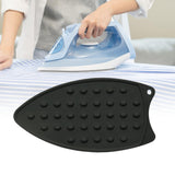 Maxbell Silicone Iron Rest Multipurpose Thicker Pad for Home Ironing Board Flat Iron Black