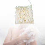 Maxbell Bath Sponge Quick Drying Breathable Shower Ball for Women Men Deep Cleansing beige