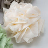 Maxbell Bath Sponge Quick Drying Breathable Shower Ball for Women Men Deep Cleansing beige