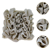 Maxbell Bath Sponge Quick Drying Breathable Shower Ball for Women Men Deep Cleansing khaki