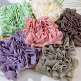 Maxbell Bath Sponge Quick Drying Breathable Shower Ball for Women Men Deep Cleansing khaki