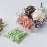 Maxbell Bath Sponge Quick Drying Breathable Shower Ball for Women Men Deep Cleansing brown