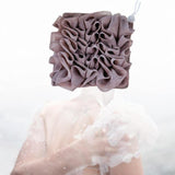 Maxbell Bath Sponge Quick Drying Breathable Shower Ball for Women Men Deep Cleansing brown