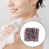 Maxbell Bath Sponge Quick Drying Breathable Shower Ball for Women Men Deep Cleansing brown