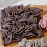 Maxbell Bath Sponge Quick Drying Breathable Shower Ball for Women Men Deep Cleansing brown