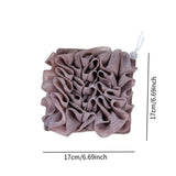 Maxbell Bath Sponge Quick Drying Breathable Shower Ball for Women Men Deep Cleansing brown