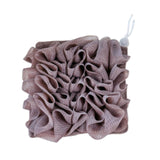 Maxbell Bath Sponge Quick Drying Breathable Shower Ball for Women Men Deep Cleansing brown
