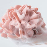 Maxbell Bath Sponge Quick Drying Breathable Shower Ball for Women Men Deep Cleansing pink