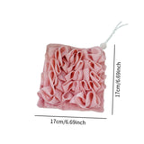 Maxbell Bath Sponge Quick Drying Breathable Shower Ball for Women Men Deep Cleansing pink