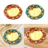 Maxbell Serving Tray Versatile Afternoon Tea Pastry Tray for Holiday Hotel Farmhouse red