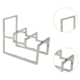 Maxbell Purse Display Stand Wallet Display Rack for Boutique Store Retail Store silver