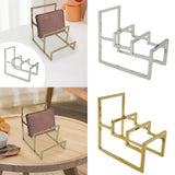 Maxbell Purse Display Stand Wallet Display Rack for Boutique Store Retail Store silver