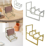 Maxbell Purse Display Stand Wallet Display Rack for Boutique Store Retail Store silver