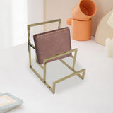Maxbell Purse Display Stand Wallet Display Rack for Boutique Store Retail Store gold