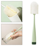 Maxbell Cup Brush Soft Water Cup Long Handle for Kitchen Household Washing Glassware