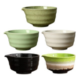 Maxbell Ceramic Matcha Tea Bowl 450ml Matcha Mixing Bowl for Family Friends Beginner Matcha Green