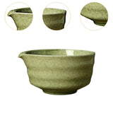 Maxbell Ceramic Matcha Tea Bowl 450ml Matcha Mixing Bowl for Family Friends Beginner Matcha Green
