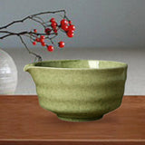 Maxbell Ceramic Matcha Tea Bowl 450ml Matcha Mixing Bowl for Family Friends Beginner Matcha Green