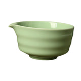 Maxbell Ceramic Matcha Tea Bowl 450ml Matcha Mixing Bowl for Family Friends Beginner Green