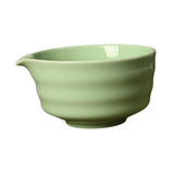 Maxbell Ceramic Matcha Tea Bowl 450ml Matcha Mixing Bowl for Family Friends Beginner Green