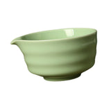 Maxbell Ceramic Matcha Tea Bowl 450ml Matcha Mixing Bowl for Family Friends Beginner Green