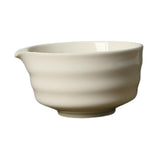 Maxbell Ceramic Matcha Tea Bowl 450ml Matcha Mixing Bowl for Family Friends Beginner White