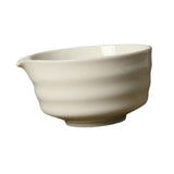 Maxbell Ceramic Matcha Tea Bowl 450ml Matcha Mixing Bowl for Family Friends Beginner White