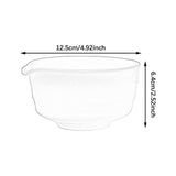 Maxbell Ceramic Matcha Tea Bowl 450ml Matcha Mixing Bowl for Family Friends Beginner Black