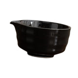 Maxbell Ceramic Matcha Tea Bowl 450ml Matcha Mixing Bowl for Family Friends Beginner Black