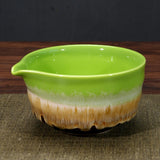 Maxbell Ceramic Matcha Tea Bowl 450ml Matcha Mixing Bowl for Family Friends Beginner Multicolor