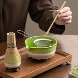 Maxbell Ceramic Matcha Tea Bowl 450ml Matcha Mixing Bowl for Family Friends Beginner Multicolor