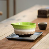 Maxbell Ceramic Matcha Tea Bowl 450ml Matcha Mixing Bowl for Family Friends Beginner Multicolor