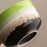 Maxbell Ceramic Matcha Tea Bowl 450ml Matcha Mixing Bowl for Family Friends Beginner Multicolor