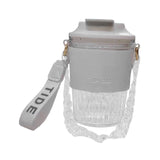 Maxbell Water Bottle Birthday Gift Reusable Coffee Mug for School Office Living Room White