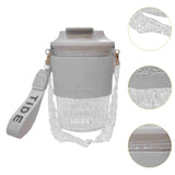 Maxbell Water Bottle Birthday Gift Reusable Coffee Mug for School Office Living Room White